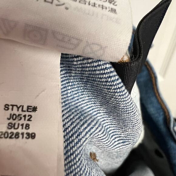 Madewell Cali Demi-Boot Jeans in Bronson Wash: Button-Front Edition Women's 26 - Picture 11 of 11